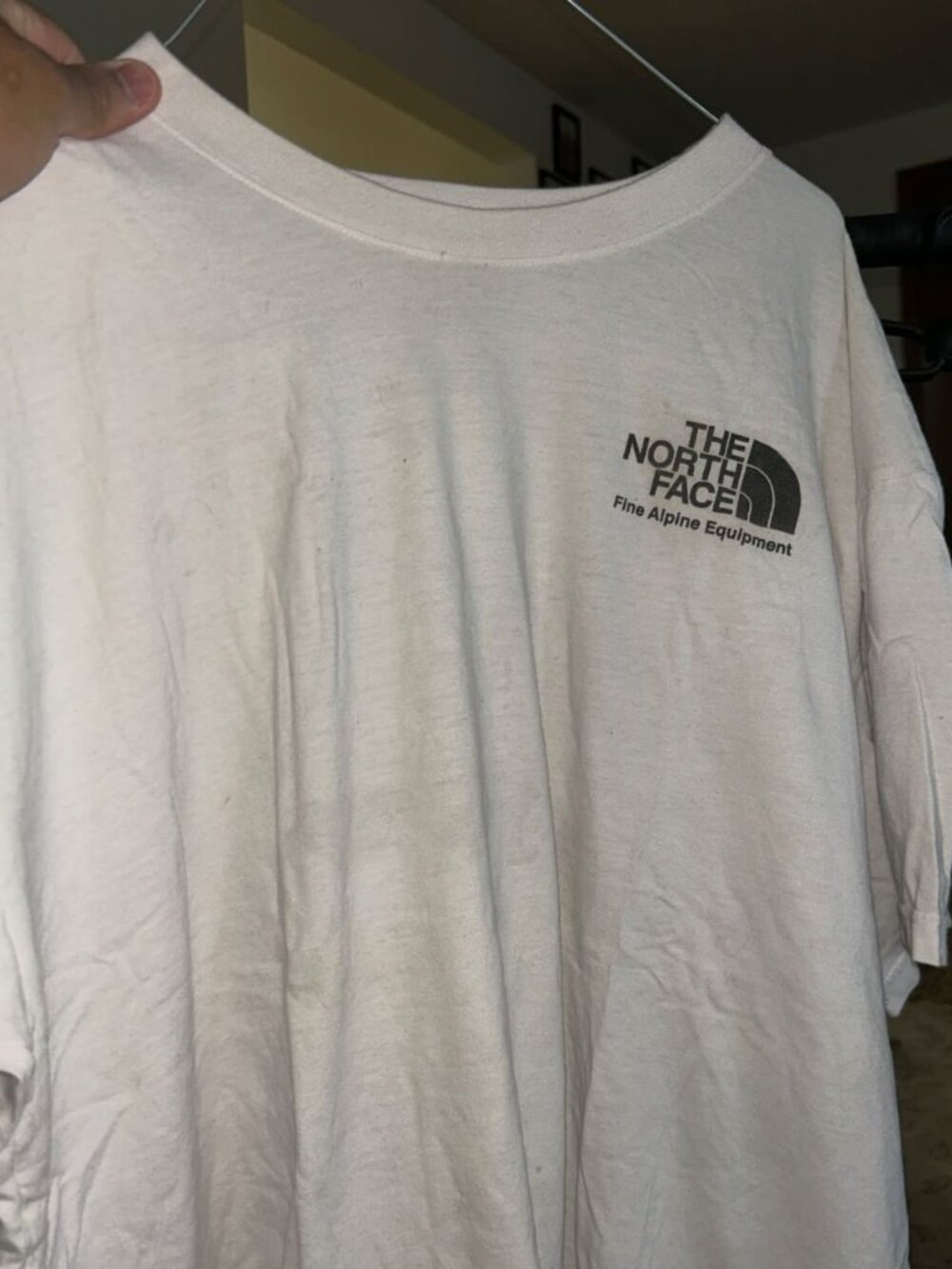 The North Face Fine Alpine Equipment Graphic Tee (Climbers Back Print) White /…